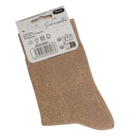 PRINCESSE Rose Or, Chaussettes Les Sachoussettes