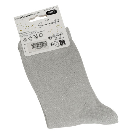 SOEUR DAMOUR Argent, Chaussettes Les Sachoussettes