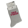 SOEUR DAMOUR Argent, Chaussettes Les Sachoussettes