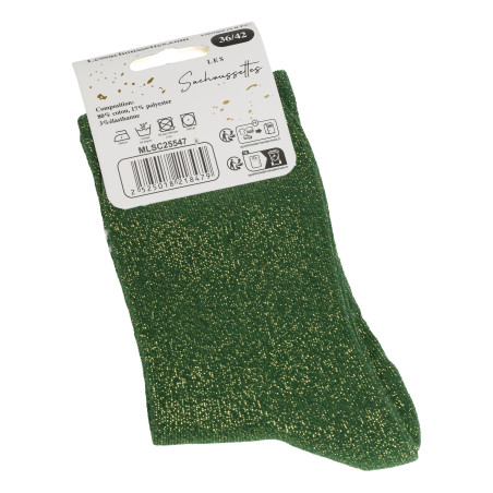 SOEURETTE Vert, Chaussettes Les Sachoussettes