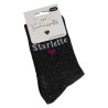 STARLETTE Noir Paillette, Chaussettes Les Sachoussettes