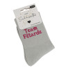 TEAM FETARDE Argent, Chaussettes Les Sachoussettes