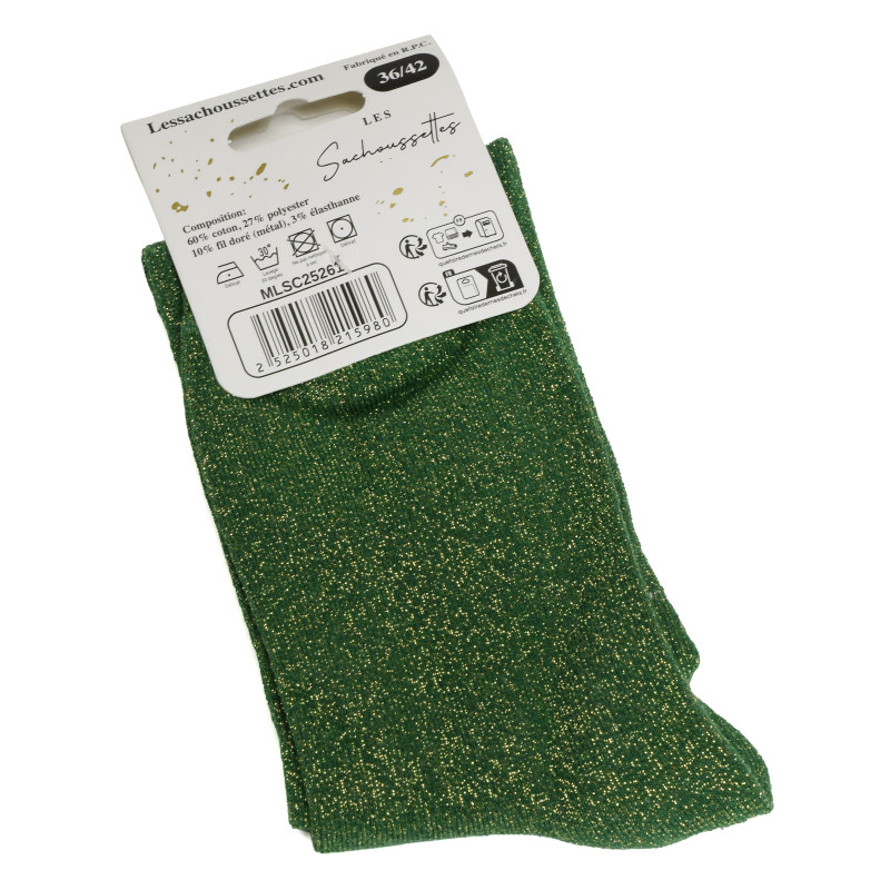 TEAM RALEUSE Vert, Chaussettes Les Sachoussettes