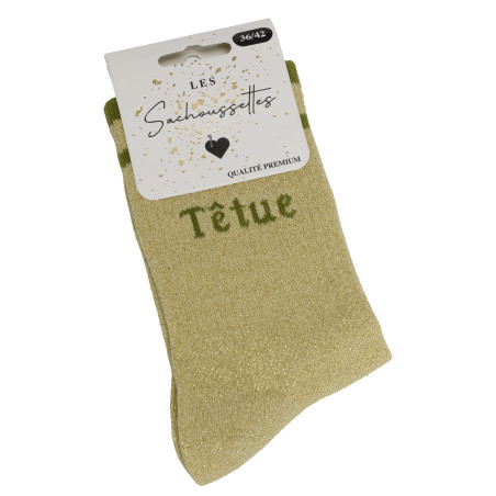 TETUE Or, Chaussettes Les Sachoussettes