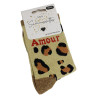 AMOUR Or Léopard, Chaussettes Les Sachoussettes