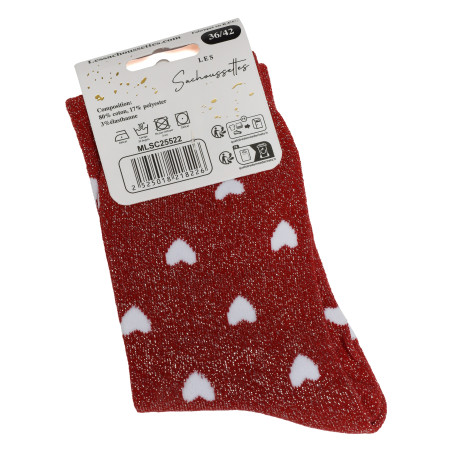 AMOUR Rouge, Chaussettes Les Sachoussettes