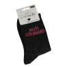 ANTI CONNARD Noir Paillette, Chaussettes Les Sachoussettes