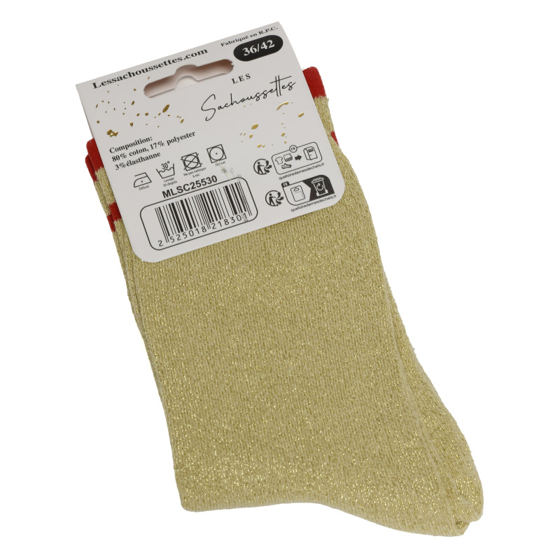 BICHETTE Or, Chaussettes Les Sachoussettes