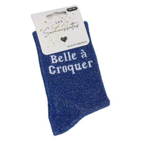 BELLE A CROQUER Bleu, Chaussettes Les Sachoussettes