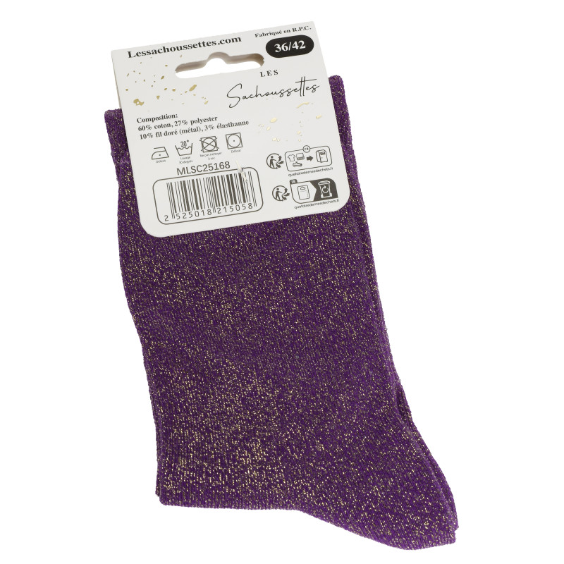 CONNASSE Violet, Chaussettes Les Sachoussettes