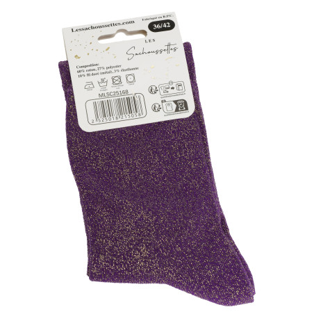 CONNASSE Violet, Chaussettes Les Sachoussettes