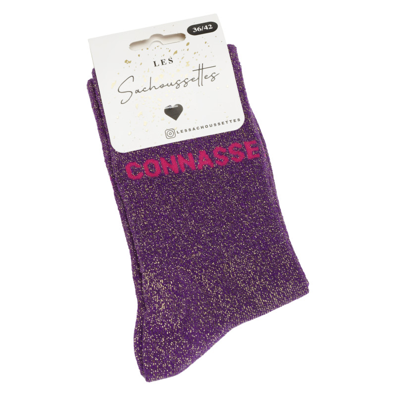 CONNASSE Violet, Chaussettes Les Sachoussettes