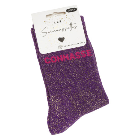 CONNASSE Violet, Chaussettes Les Sachoussettes
