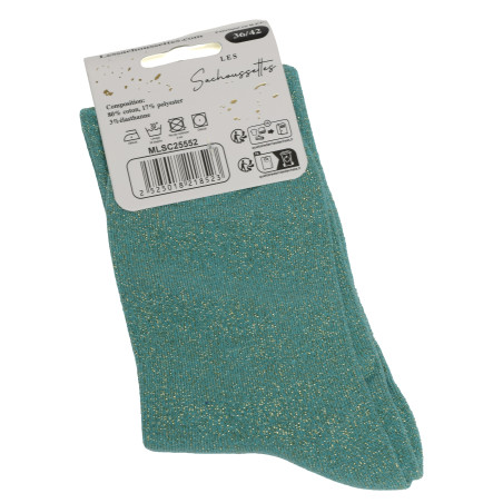 CRUSH Turquoise, Chaussettes Les Sachoussettes