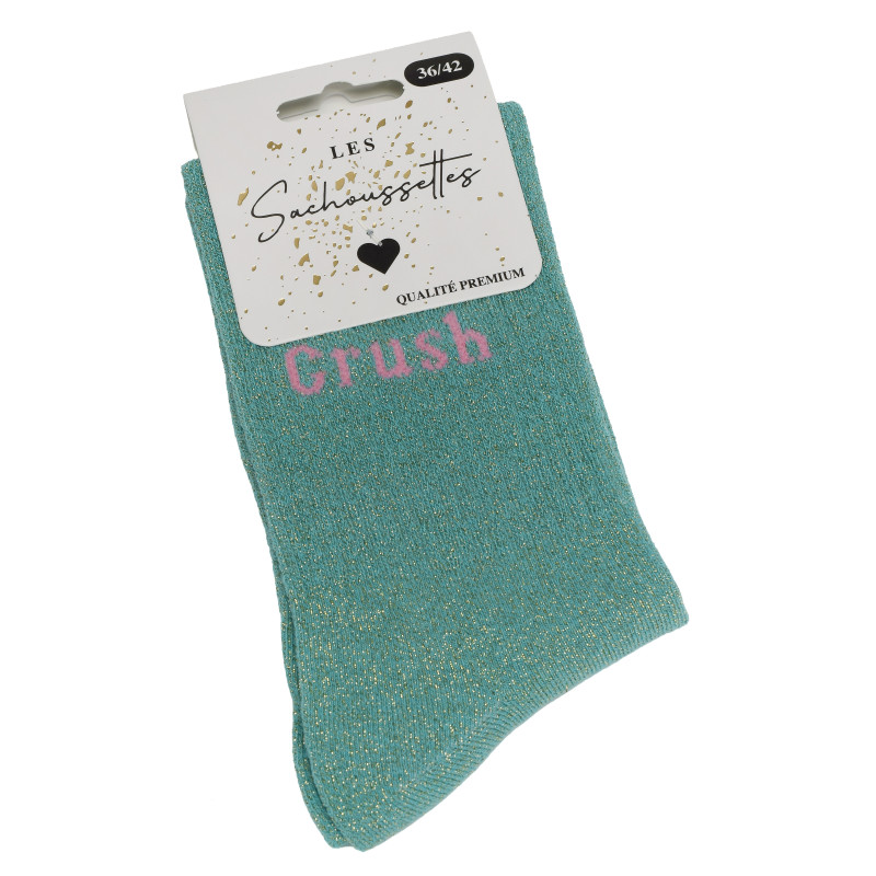 CRUSH Turquoise, Chaussettes Les Sachoussettes