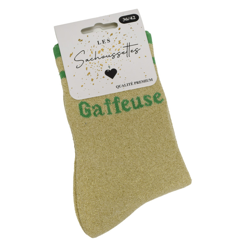 GAFFEUSE Or, Chaussettes Les Sachoussettes
