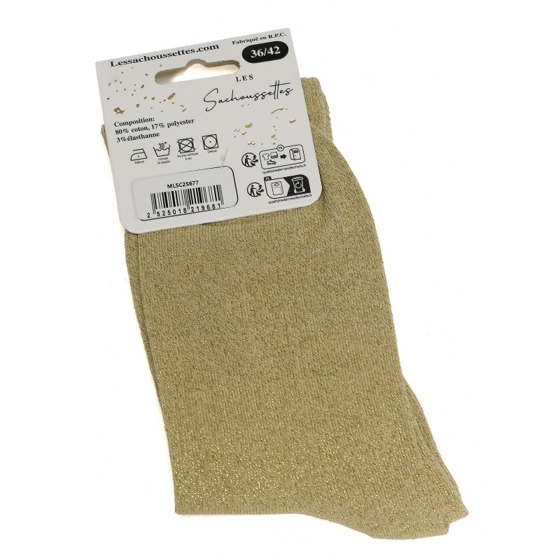JUJUJUL Or, Chaussettes Les Sachoussettes