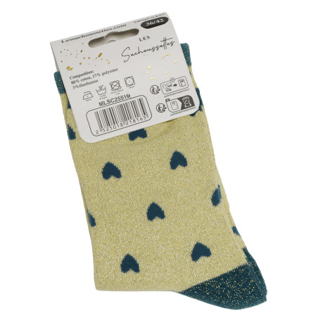 LOVEUSE Or, Chaussettes Les Sachoussettes