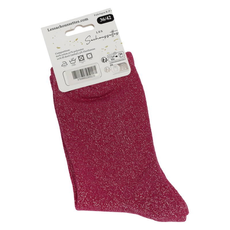 MAMIE DAMOUR Framboise, Chaussettes Les Sachoussettes