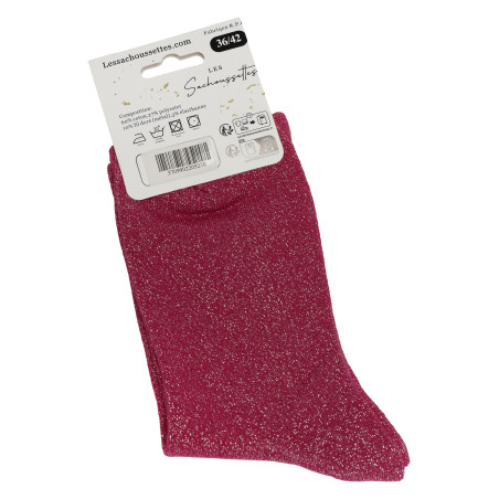 MAMIE DAMOUR Framboise, Chaussettes Les Sachoussettes