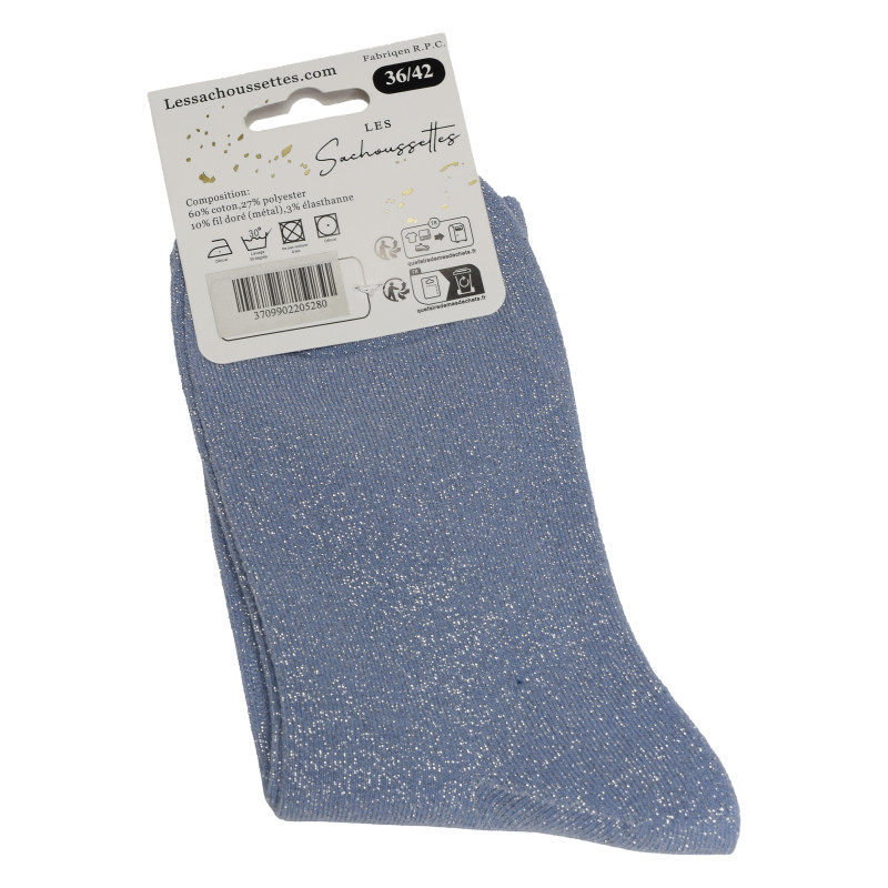 TIE LA FAMILLE Bleu Jeans, Chaussettes Les Sachoussettes