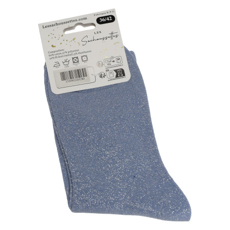 TIE LA FAMILLE Bleu Jeans, Chaussettes Les Sachoussettes