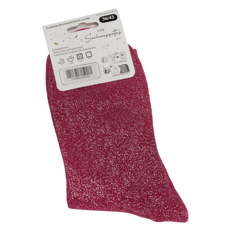 TIE LE SANG Framboise, Chaussettes Les Sachoussettes