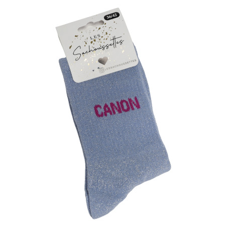 CANON Bleu Ciel, Chaussettes Les Sachoussettes