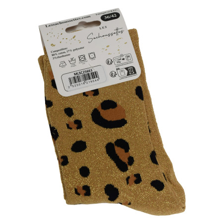 FELINE Léopard, Chaussettes Les Sachoussettes