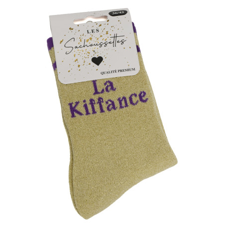 LA KIFFANCE Or, Chaussettes Les Sachoussettes