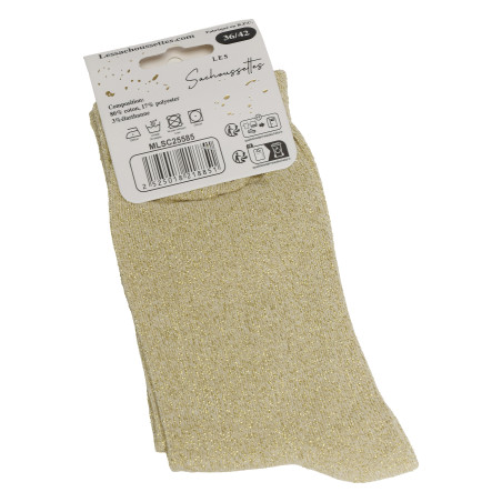 MAMAN DAMOUR Or, Chaussettes Les Sachoussettes