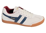 GOLA HARRIER SUEDE TRAINERS<br>blanc