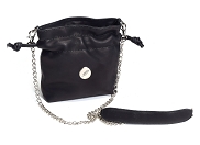 CHARLAY STONE POCHETTE BANDOULIERE HE1072<br>noir