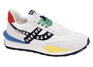 JIMMY CONNORS SPIDERSTUDS:Blanc Multicolore