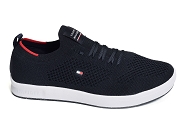 TOMMY HILFIGER SUSTAINABLE KNIT SOCK CUPSOLE 4007<br>bleu