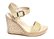 TOMMY HILFIGER SHINY TOUCHES HIGH WEDGE SANDAL 6180<br>jaune