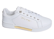 TOMMY HILFIGER TH ELEVATED SNEAKER 6454<br>blanc