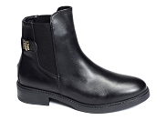 TOMMY HILFIGER TH LEATHER FLAT BOOT 6749<br>noir