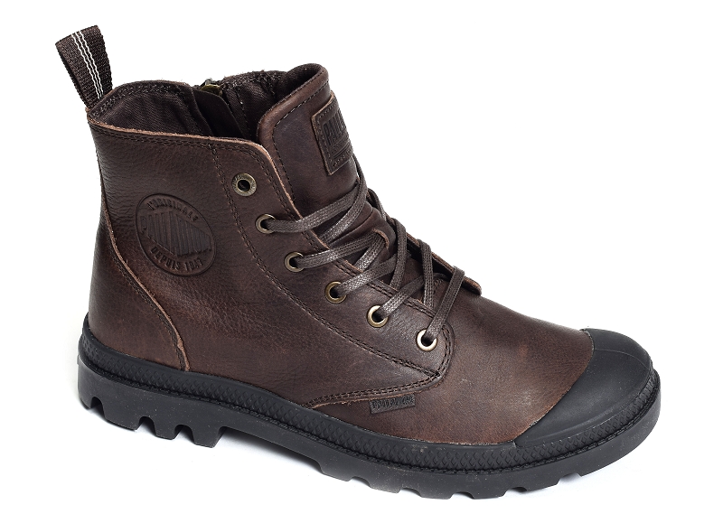 Palladium bottines et boots Pampa zip leather