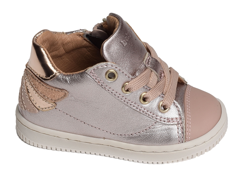 Babybotte chaussures a lacets Fange zip