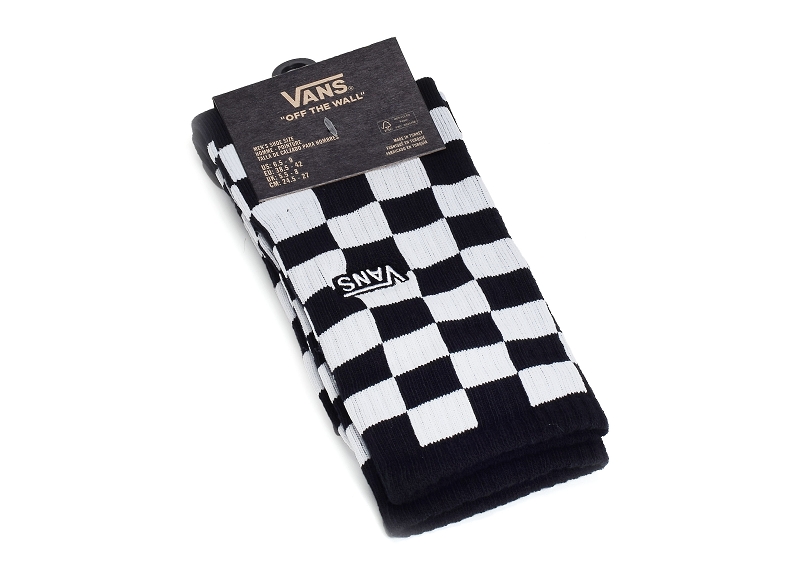 Vans chaussettes Mn checkerboard ii crew3057501_1