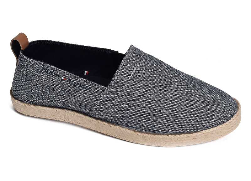 Tommy hilfiger chaussures en toile Th espadrille core chambray 4451