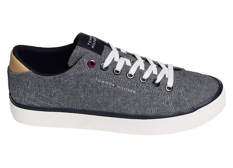 Tommy hilfiger chaussures en toile Th hi vulc low chambray 4945