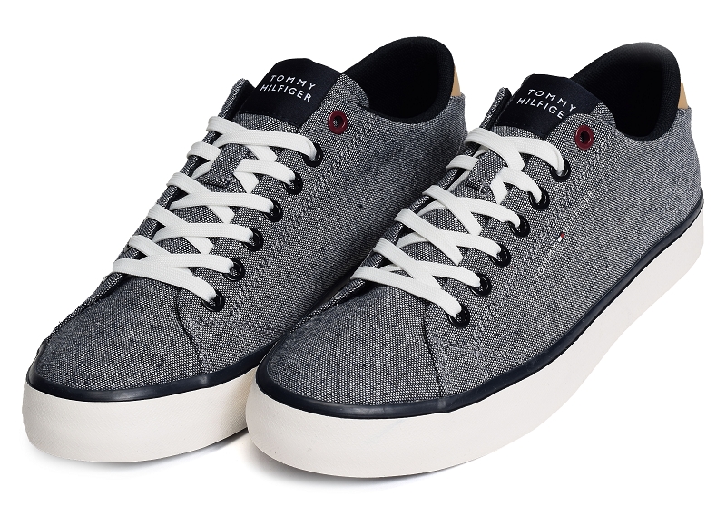 Tommy hilfiger chaussures en toile Th hi vulc low chambray 49453166701_4