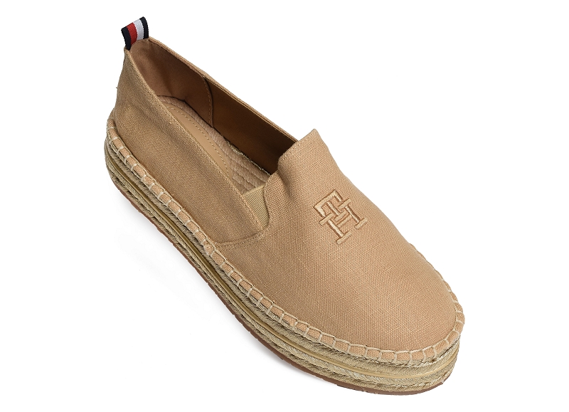 Tommy hilfiger chaussures en toile Th embroidered gold flatform 80613167401_5
