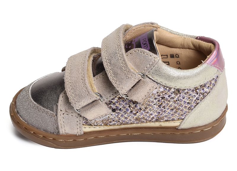 Shoopom chaussures a scratch Bouba easy connect glitter3168301_3