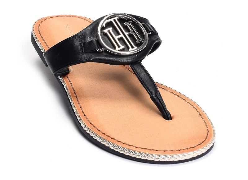 Tommy hilfiger mules et sabots Essential leather flat sandal 56206767901_5