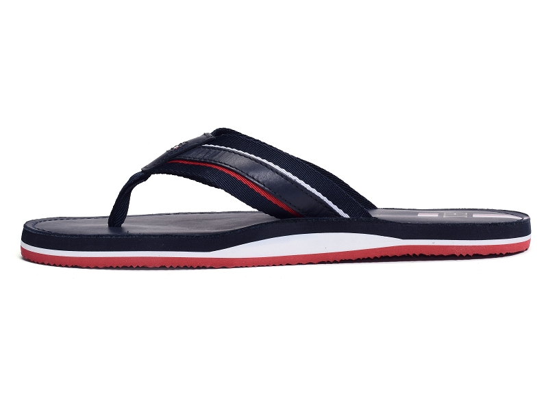 Tommy hilfiger tongs Elevated leather beach sandal 33846768302_3