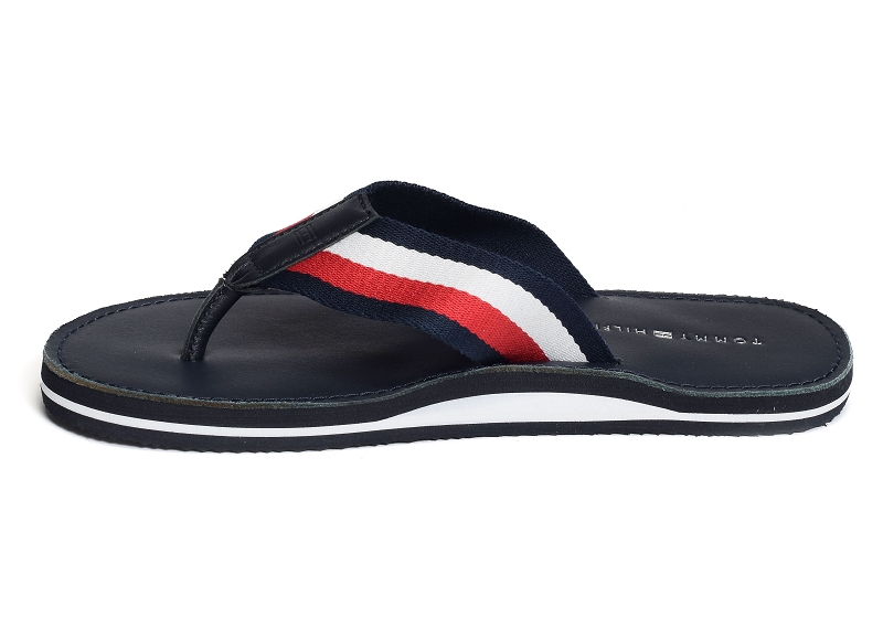 Tommy hilfiger tongs Elevated leather beach sandal 39806881701_3