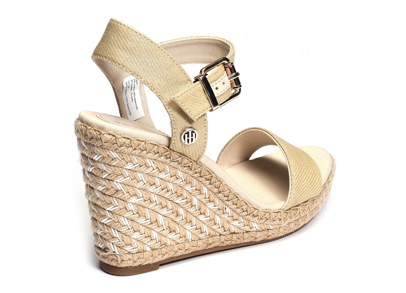 Tommy hilfiger sandales compensees Shiny touches high wedge sandal 61806882602_2